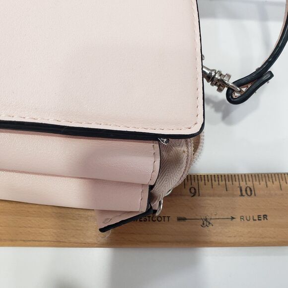 Libby Edelman Pink Satchel with Adjustable Strap for Shoulder Bag and Crossbody - Picture 10 of 12